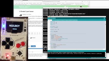 installing games on your arduboy after playing Evade 2.
