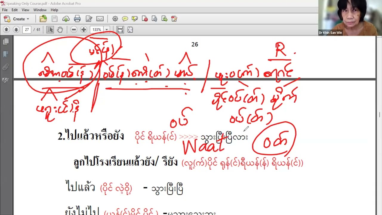 Thai Basic Speaking Class Date 12 Aug 2025