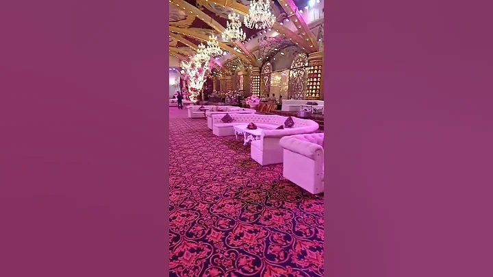 Wedding hall for royal wedding#short #foryou #indianwedding #bestweddingplanner #weddingphotography