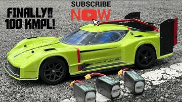 Arrma Vendetta 6S 100 KMPL Speed Run