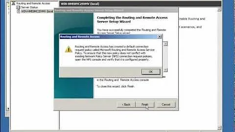 Install & Configure Remote Access Server for VPN in server
