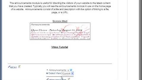 DNN Announcement Module Lesson