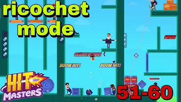 Hitmasters RICOCHET MODE hard levels 51-60 gameplay