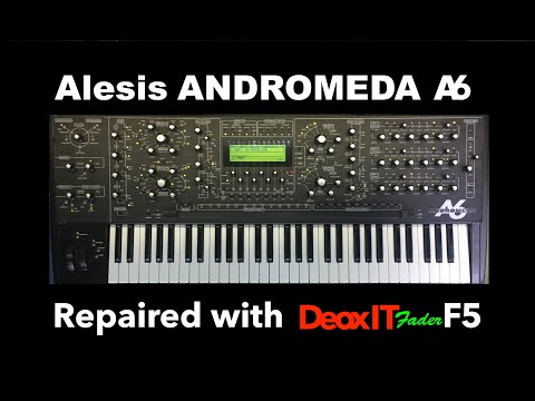 Alesis Andromeda A6 fixed with DeoxIT Fader F5 spray
