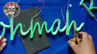 membuat neon flex led