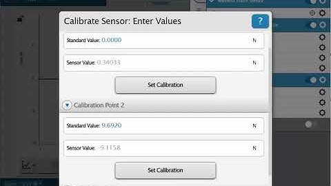 Portability of Sensor Calibration (Wireless)