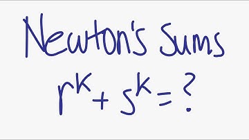 Newton’s Sums - Finding the Sum of the Nth powers of the Roots of a Polynomial