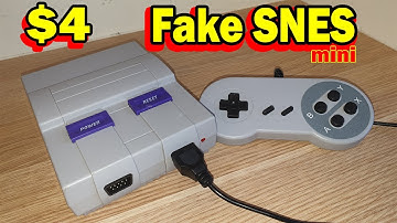 I bought a faulty fake SNES mini for $4, let
