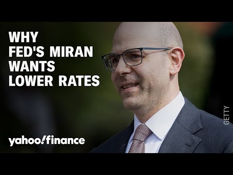 Fed's Miran talks why he wants rates to be even lower, Trump's tariff case goes before SCOTUS