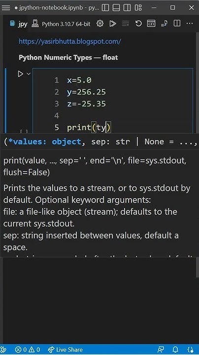 #1 float | Python Numeric Types — float | Python Tips | Python Tutorial ... image.