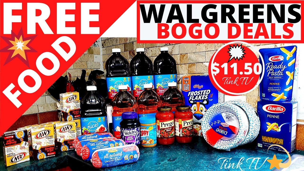 😍💥 WALGREENS FOOD HAUL FREE FOOD AT WALGREENS THIS WEEK LOTS OF