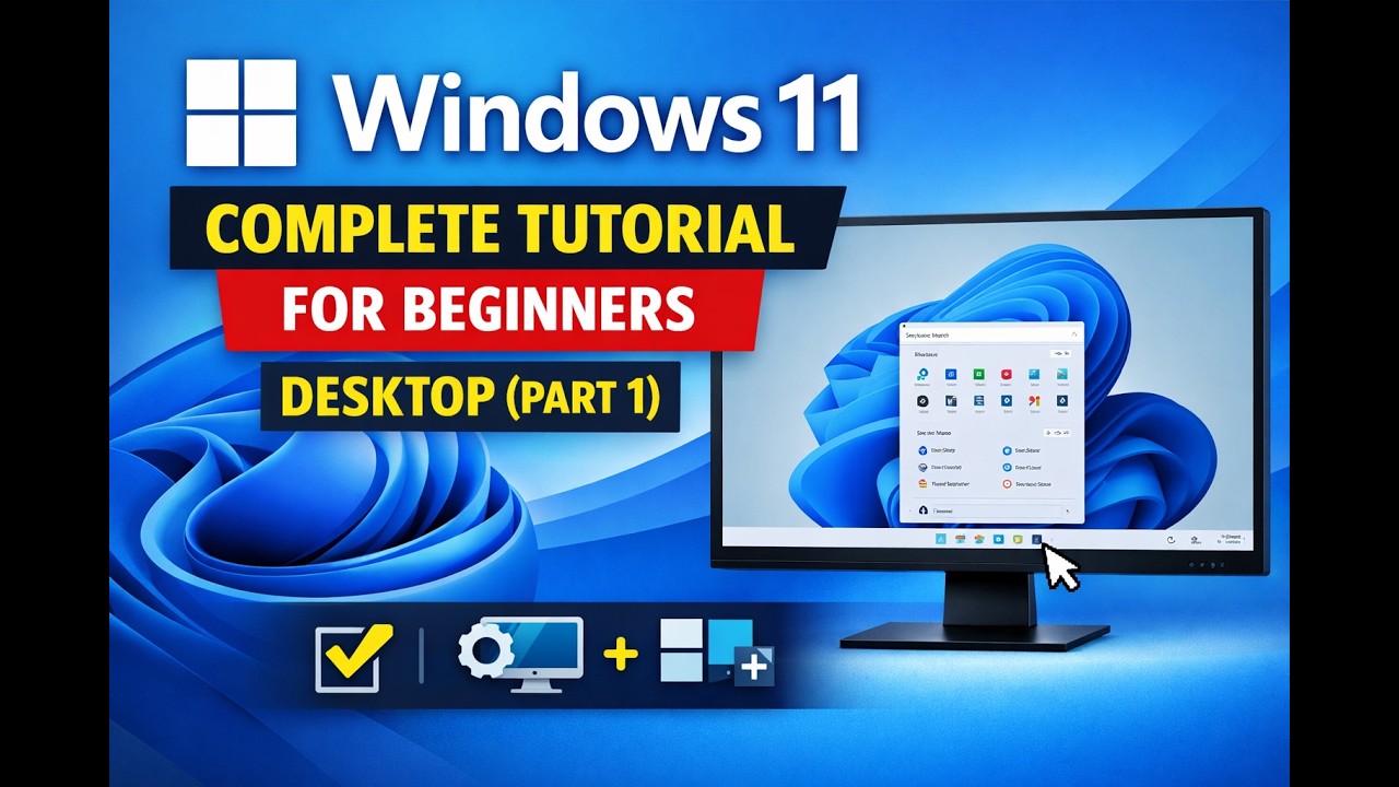 Windows 11 Complete Tutorial for Beginners – Desktop (Part@1) #tech # ...
