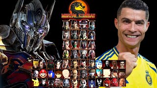MORTAL KOMBAT 9 | RONALDO & OPTIMUS PRIME | EXPERT TAG LADDER | GAMEPLAY (4K60FPS)