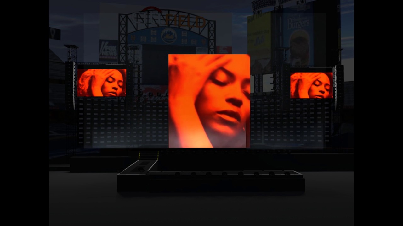 Palco 3d Stage 3d Beyoncé Formation World Tour Live City Field New York ...