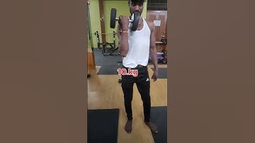 Dumbbell curl #challenge with my gym buddy#explorepage #youtubeshorts #shortvideo #viralvideo