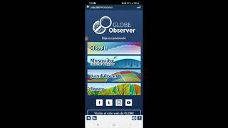 Uso del aplicativo Globe Observer Mosquito