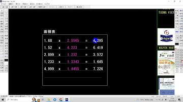 Jwcad từ cơ bản đến nâng cao: B38 Cách tính toán và tạo bảng nhanh trong Jwcad