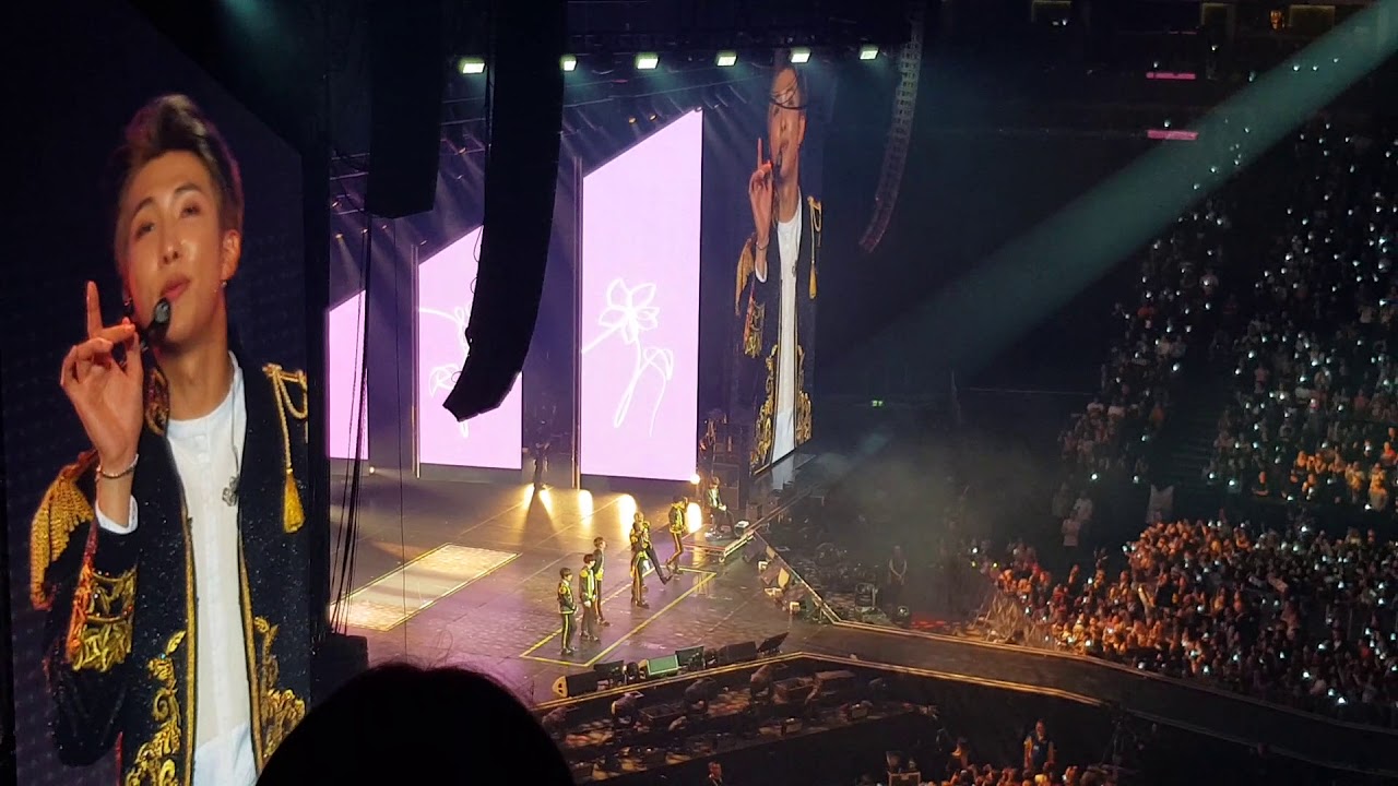 BTS LONDON O2 10TH OF OCTOBER INTRODUCTION