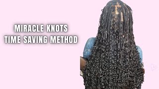 Miracle Knot Time-Saving Method ⏱️ | Fast & Easy Braid Technique