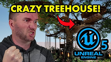 I Built a CRAZY Treehouse in Unreal Engine 5! (Speed Build)