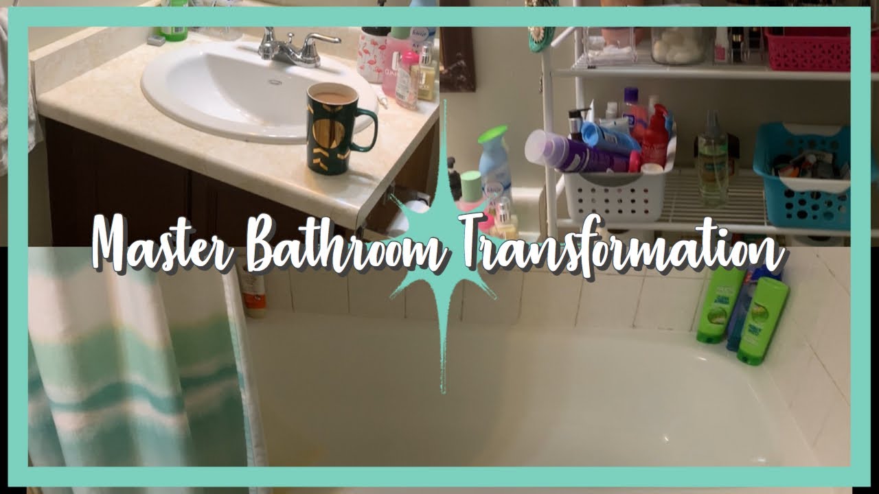 CLEAN, DECLUTTER & ORGANIZE WITH ME || MASTER BATHROOM || AMAZING ...