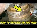 ABS Reluctor Ring Replacement - How To - BMW 3 Series