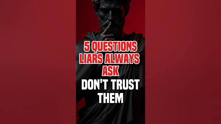 5 Questions Liars Always Ask | DON'T TRUST THEM! | Stoic Wisdom Reveals the Truth #stoicism