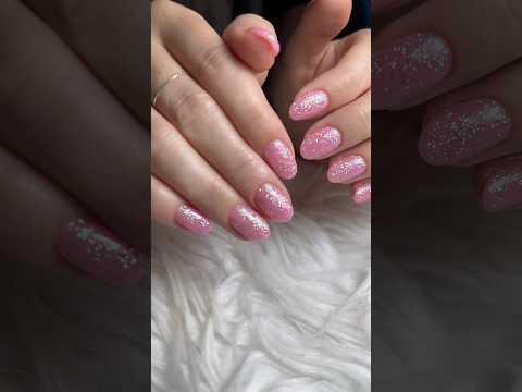 Pink glitter nails 💅🏻 #nails #gelnails #naildesign #glitternails #pinknails @anna266071