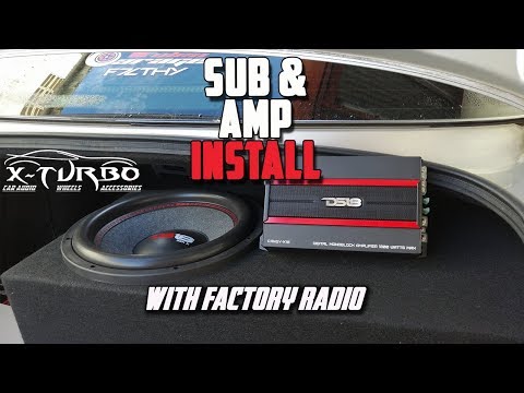 Subwoofer Install with Stock Radio