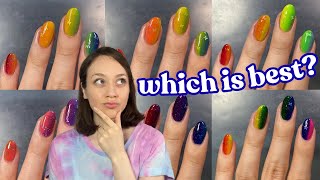 Comparing Rainbow Jelly Lineups From Different Brands! 🌈 Battle of the Boutiques [& Drugstore]