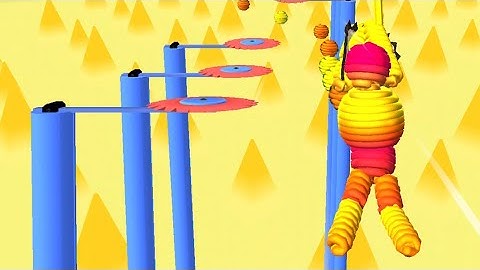 Rope-Man Run - All Levels Gameplay Android, iOS
