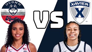 UCONN HUSKIES VS XAVIER MUSKETEERS