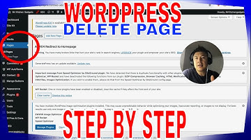 ✅  How To Delete Page On Wordpress 🔴
