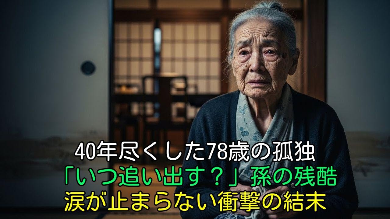【涙腺崩壊】「おばあちゃん、いつ追い出すの？」嫁と孫の残酷な本音に震えた78歳の決断。海外旅行から帰宅した家族を待っていた“衝撃の結末”