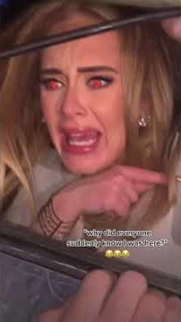 Adele Was So Drunk She Forgot That She Was Famous 🥃😂 Want more genius edits? Subscribe.  #adele