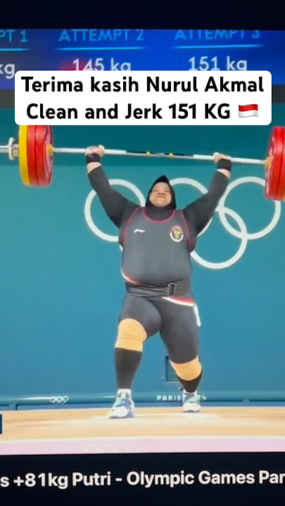 Terima kasih Nurul Akmal 🏅🇮🇩 #olimpiadeparis #shorts