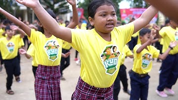 Trường Tiểu Học Ama Jhao | Nhảy Flashmob Chiến Binh Xanh Bảo Vệ Môi Trường