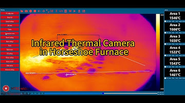 Infrared Thermal Camera in Horseshoe Furnace | High-Temperature Monitoring