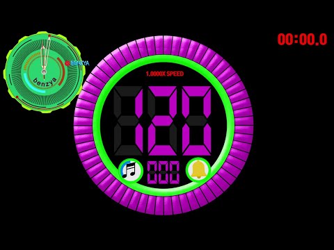 Colorful Circle 120 Seconds timer countdown alarm🔔