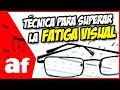 Así es la técnica Shiatsu para superar la fatiga visual