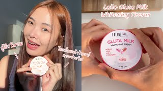 ไอเท็มกู้ผิวโทรมๆ ㅡ Lalio Gluta Whitening Cream ตัวช่วยผิวใส หน้าไบรท์ ของดีจาก 7-11 ✨🥰