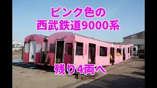 【 ピンク色の西武鉄道9000系 】残り4両へ