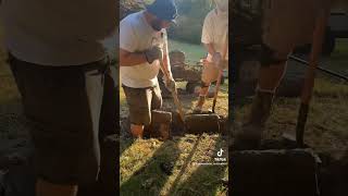 Grave of John 1873-1938 & Ida 1877-1915 Burk #gravestone #restoration #graveyard #cemetery