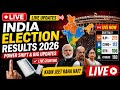 LIVE 🔴 Kaun Banega Sarkar? India Election Results 2026
