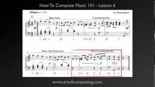 How to Compose Music - Lesson 7 - Small Ternary Form