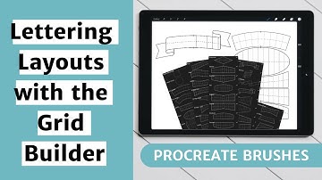Lettering Layouts with the Grid builder in Procreate