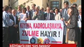 Eğitimcilere Sus Davası 14 Eylül 2015