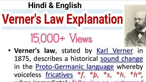 Verner's Law | Elaborate | State | Linguistic Expe...