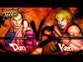 Dan Hibiki vs Ken Masters - Street Fighter 4 High Level Gameplay