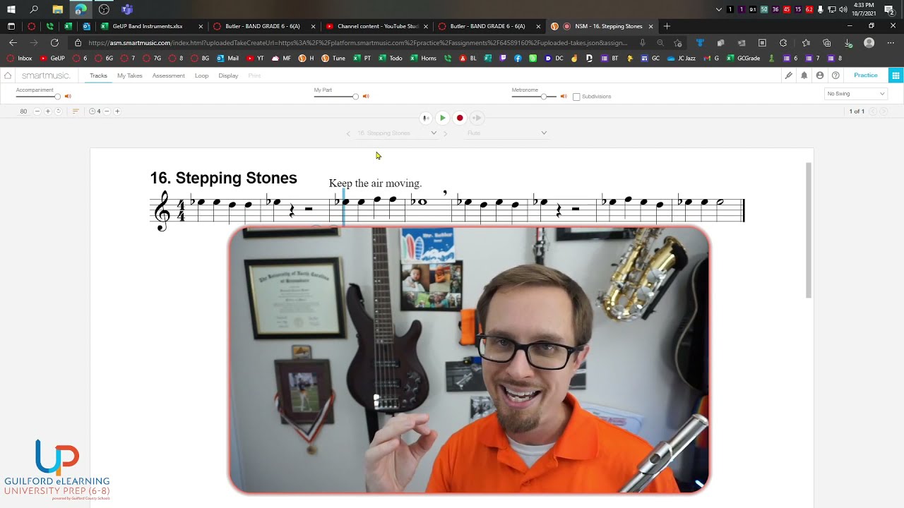 Flute Stepping Stones Tradition of Excellence Book 1 Tutorial YouTube